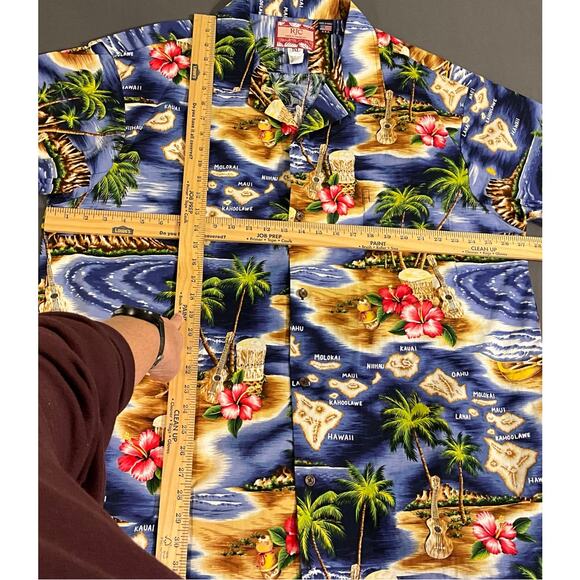 Men's NEW RJC Shirt Made in Hawaii United States Sz 3XL Short Sleeve Button Up - Picture 6 of 6